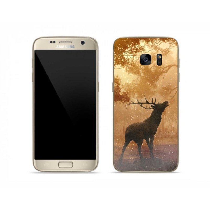 Zselés borítás mmCase Samsung Galaxy S7 készülékhez - szarvas a vadászaton