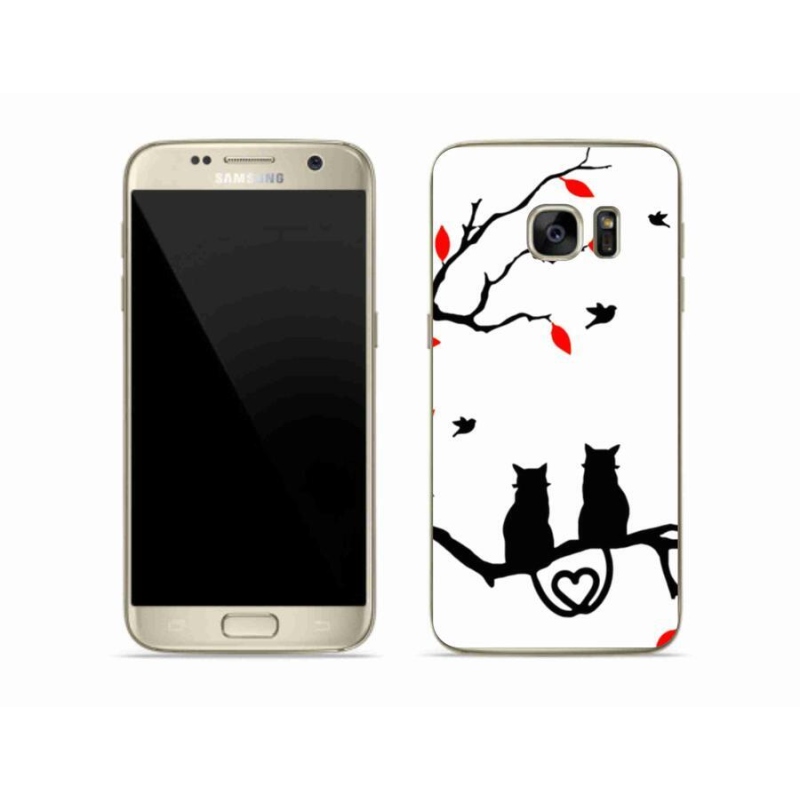 Gél borítás mmCase Samsung Galaxy S7 készülékhez - macska szeretet