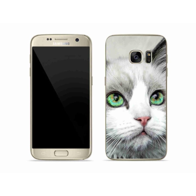 Gél borítás mmCase Samsung Galaxy S7 készülékhez - macskaszem