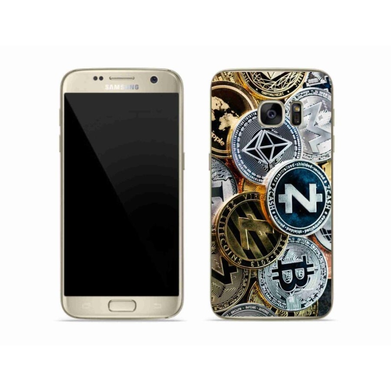 Gél borítás mmCase Samsung Galaxy S7 készülékhez - kriptovaluták