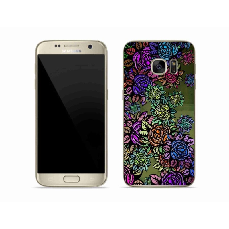 Gél borítás mmCase Samsung Galaxy S7 - virágok 6