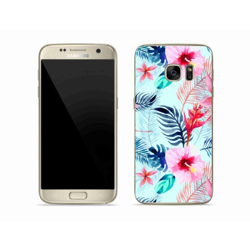 Gél borítás mmCase Samsung Galaxy S7 készülékhez - virágok