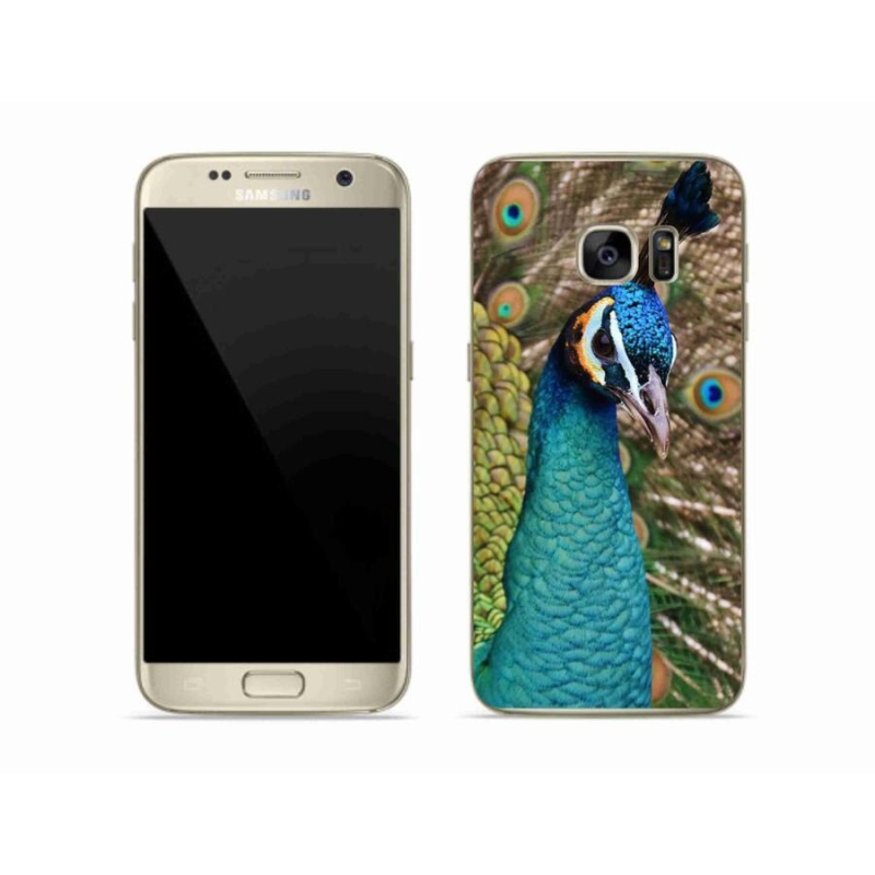 Zselés borítás mmCase Samsung Galaxy S7 készülékhez - páva