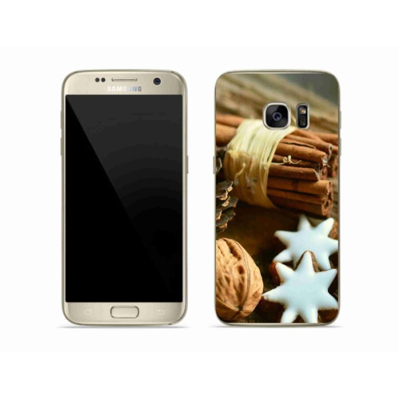 Gél borítás mmCase Samsung Galaxy S7 készülékhez - fahéj és mézeskalács