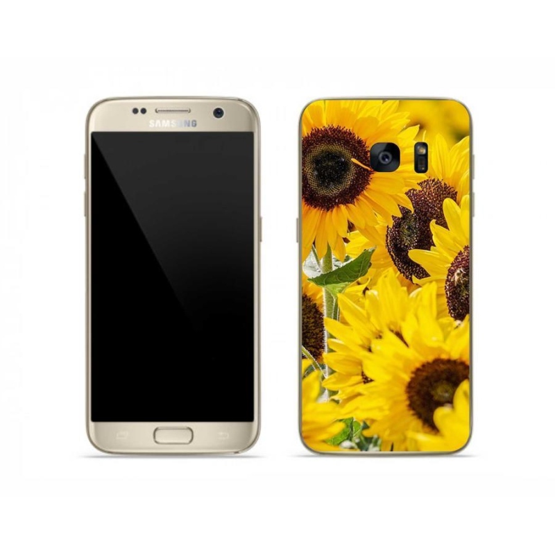 Zselés borítás mmCase Samsung Galaxy S7 készülékhez - Napraforgó