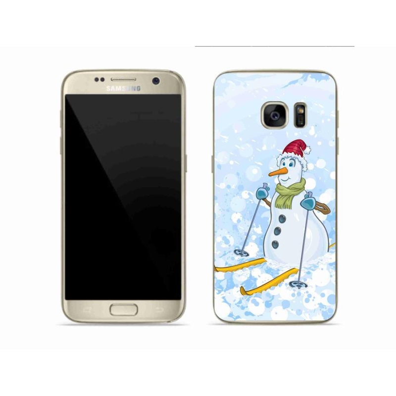 Gél borítás mmCase Samsung Galaxy S7 készülékhez - hóember