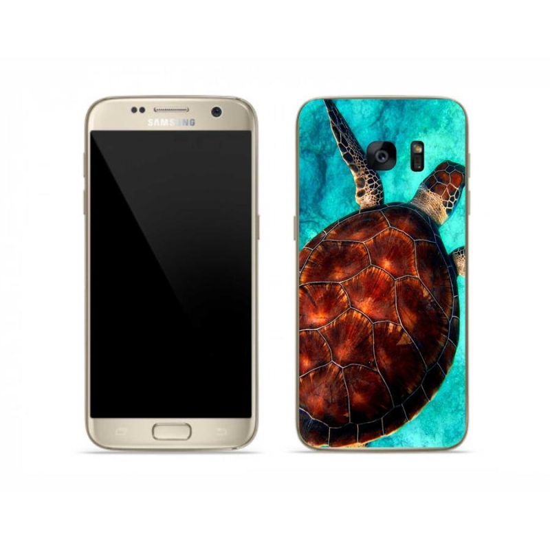 Zselés borítás mmCase Samsung Galaxy S7 készülékhez - teknősbéka