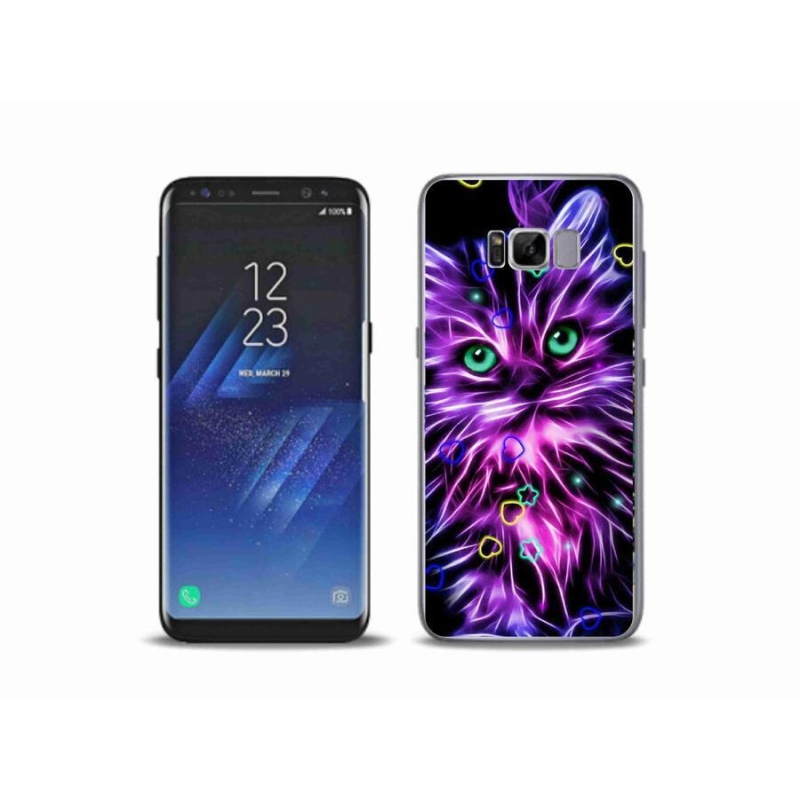 Gél borítás mmCase Samsung Galaxy S8 Plus készülékhez - absztrakt macska