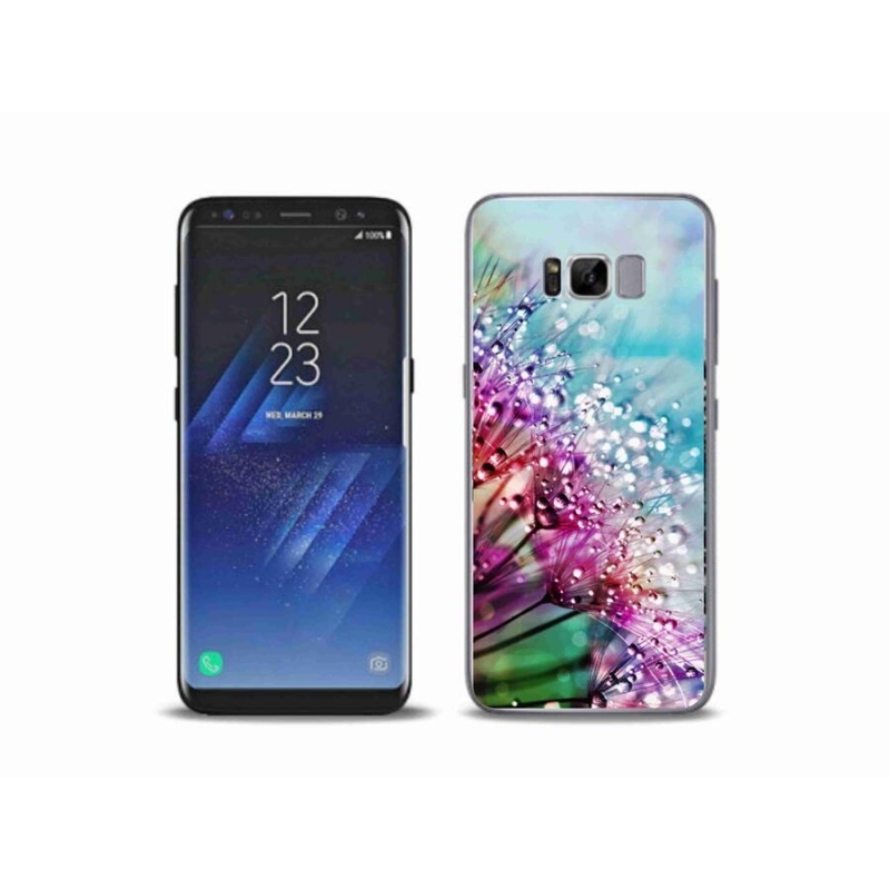 Gél borítás mmCase mobiltelefonhoz Samsung Galaxy S8 Plus - színes virágok