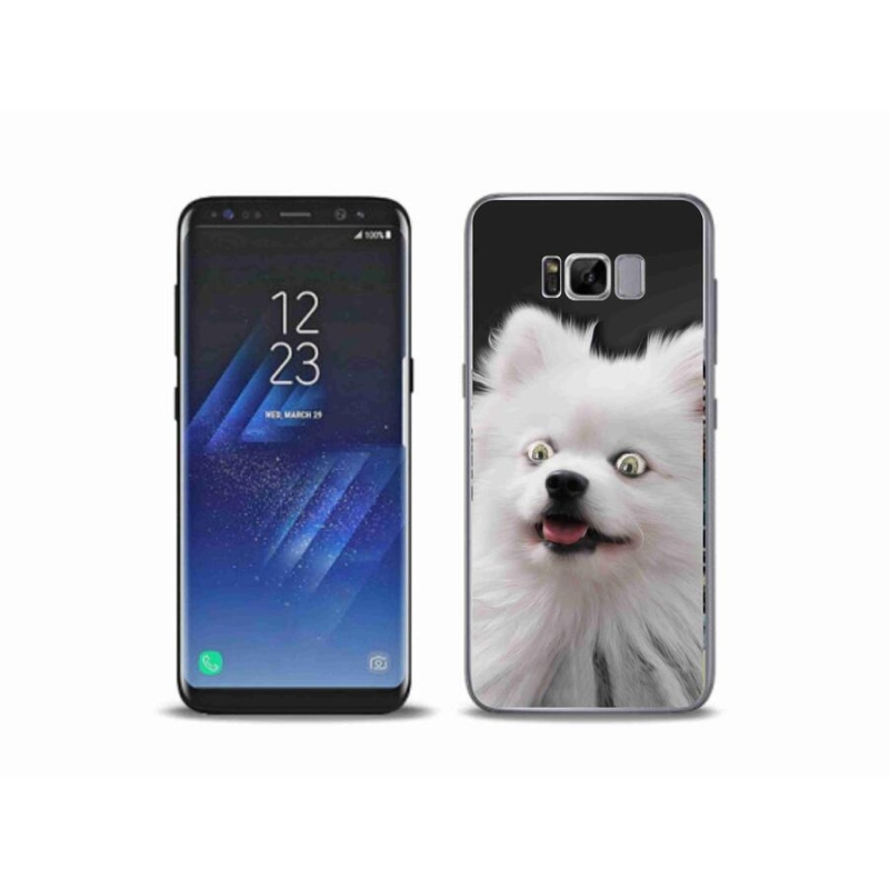 Gél védőhuzat mmCase Samsung Galaxy S8 Plus készülékhez - fehér tüske