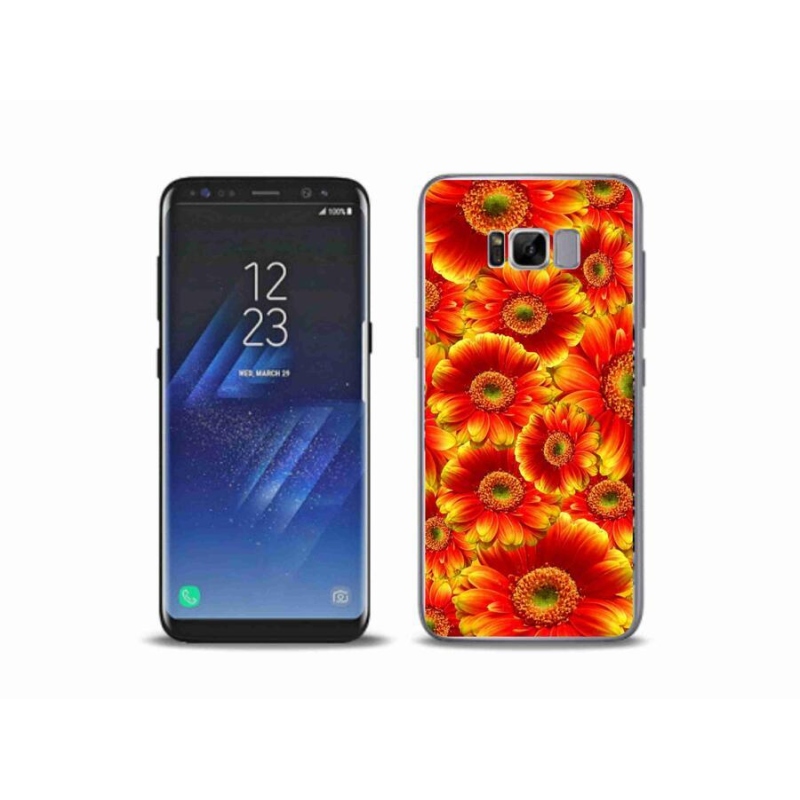 Gél borítás mmCase Samsung Galaxy S8 Plus készülékhez - gerbera 1