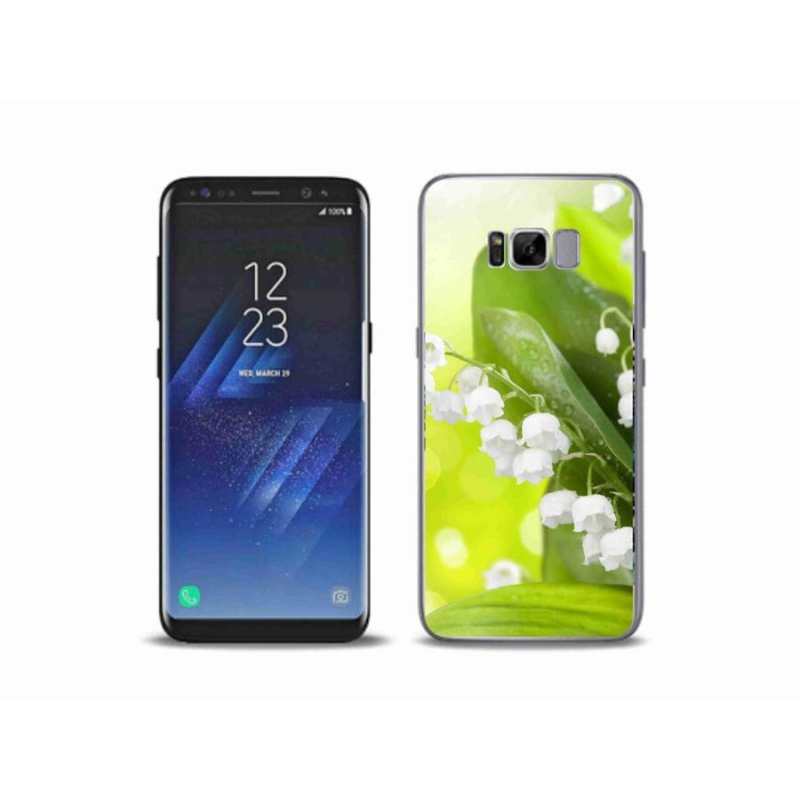 Zselés borítás mmCase Samsung Galaxy S8 Plus készülékhez - gyöngyvirág