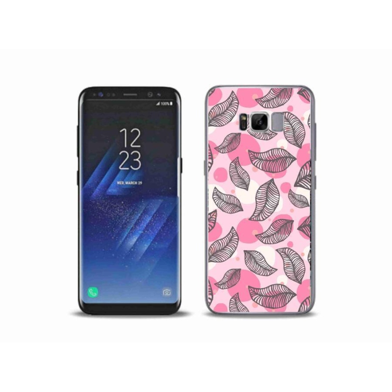 Zselés borítás mmCase Samsung Galaxy S8 Plus készülékhez - rajzfilmes hulló levelek