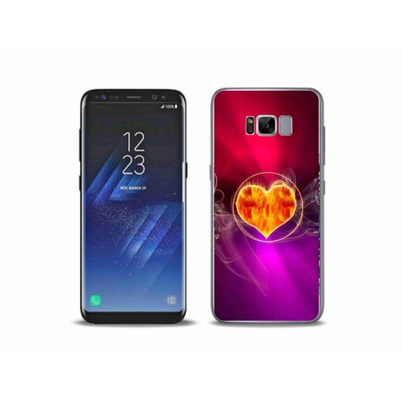 Gél borítás mmCase Samsung Galaxy S8 Plus készülékhez - tűzszív