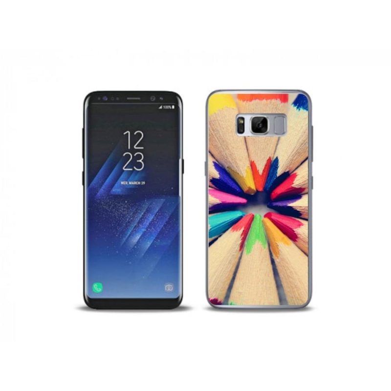 Zselés borítás mmCase Samsung Galaxy S8 Plus készülékhez - zsírkréták