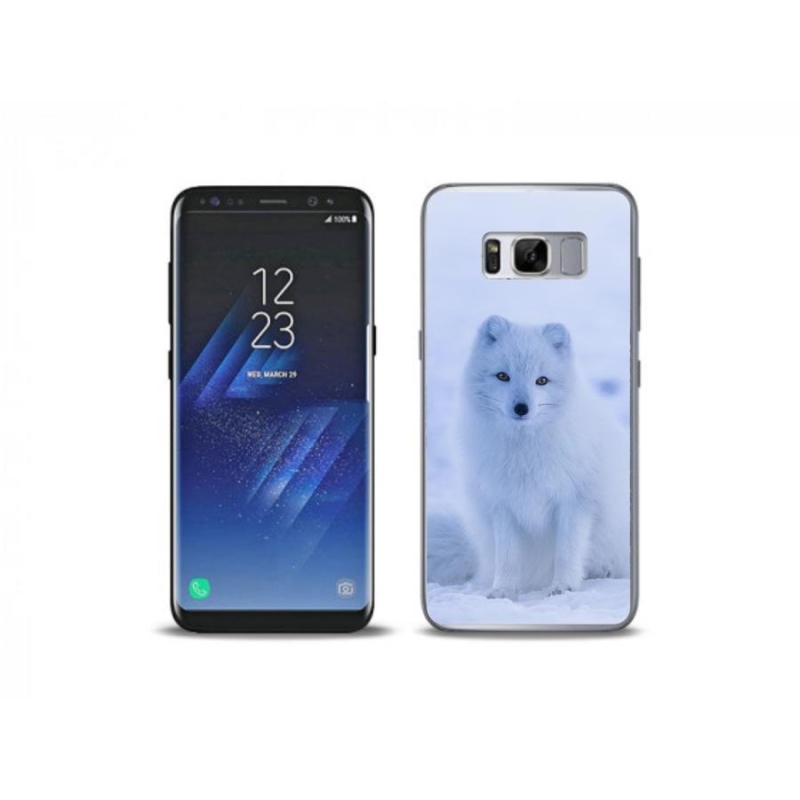 Zselés borítás mmCase Samsung Galaxy S8 Plus készülékhez - polár róka
