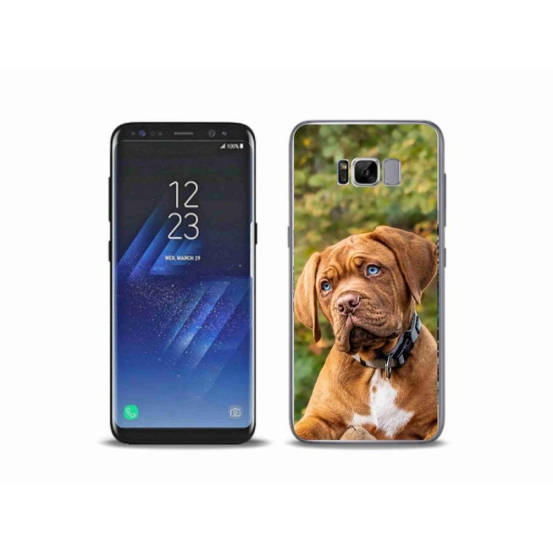 Zselés borítás mmCase Samsung Galaxy S8 Plus - kölyökkutyakékhez