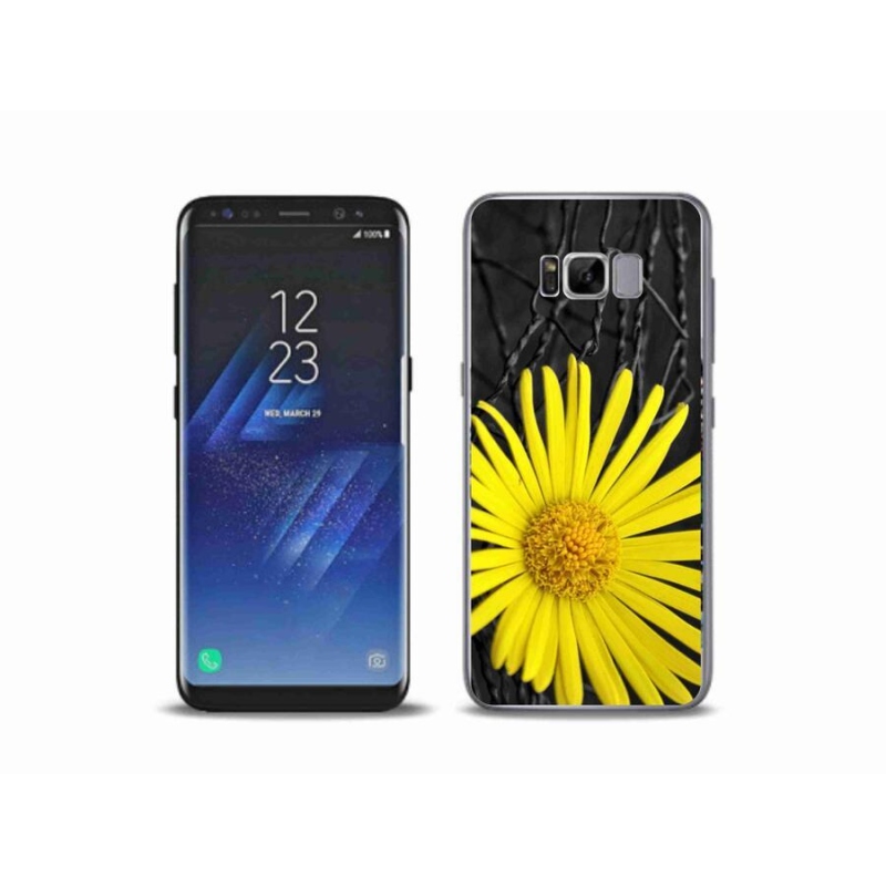 Zselés borítás mmCase Samsung Galaxy S8 Plus készülékhez - sárga virág