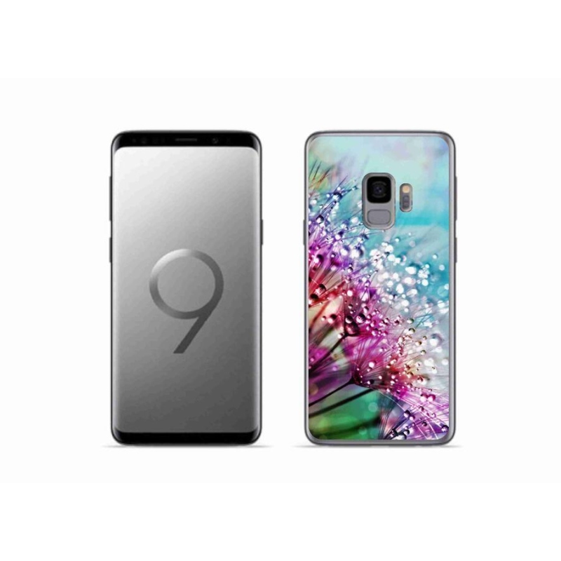 Gél borítás mmCase Samsung Galaxy S9 készülékhez - színes virágok
