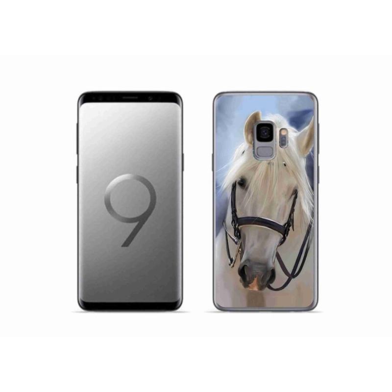 Gél borítás mmCase Samsung Galaxy S9 készülékhez - fehér ló