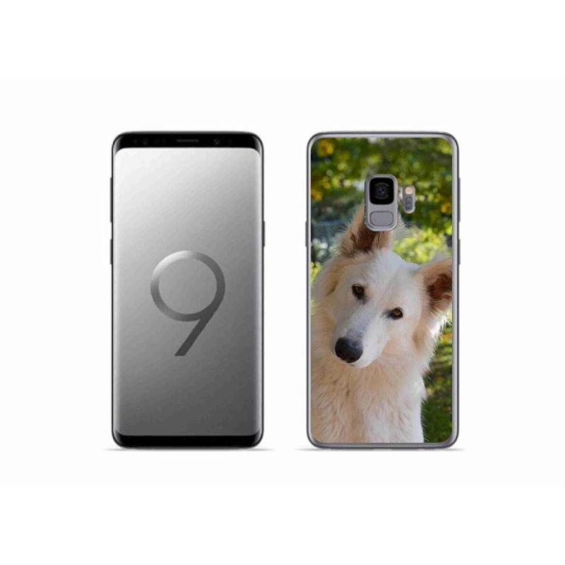 Zselés borítás mmCase Samsung Galaxy S9 - fehér Svájci juhász 1