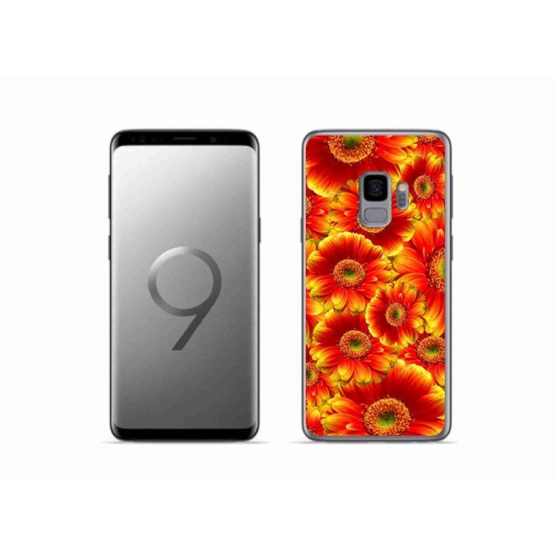 Gél borítás mmCase Samsung Galaxy S9 készülékhez - gerbera 1