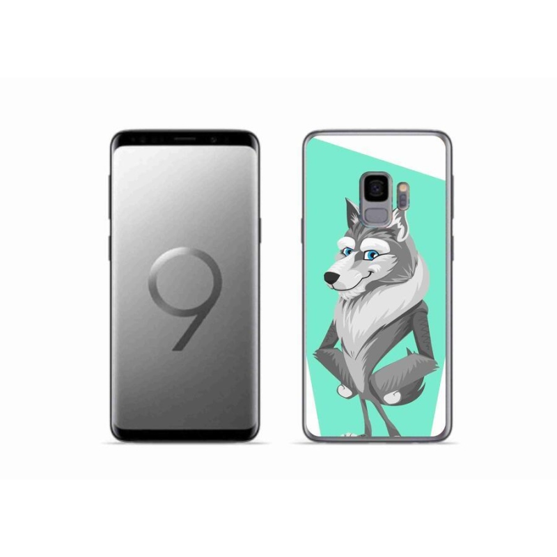 Gél borítás mmCase Samsung Galaxy S9 készülékhez - rajzfilm farkas