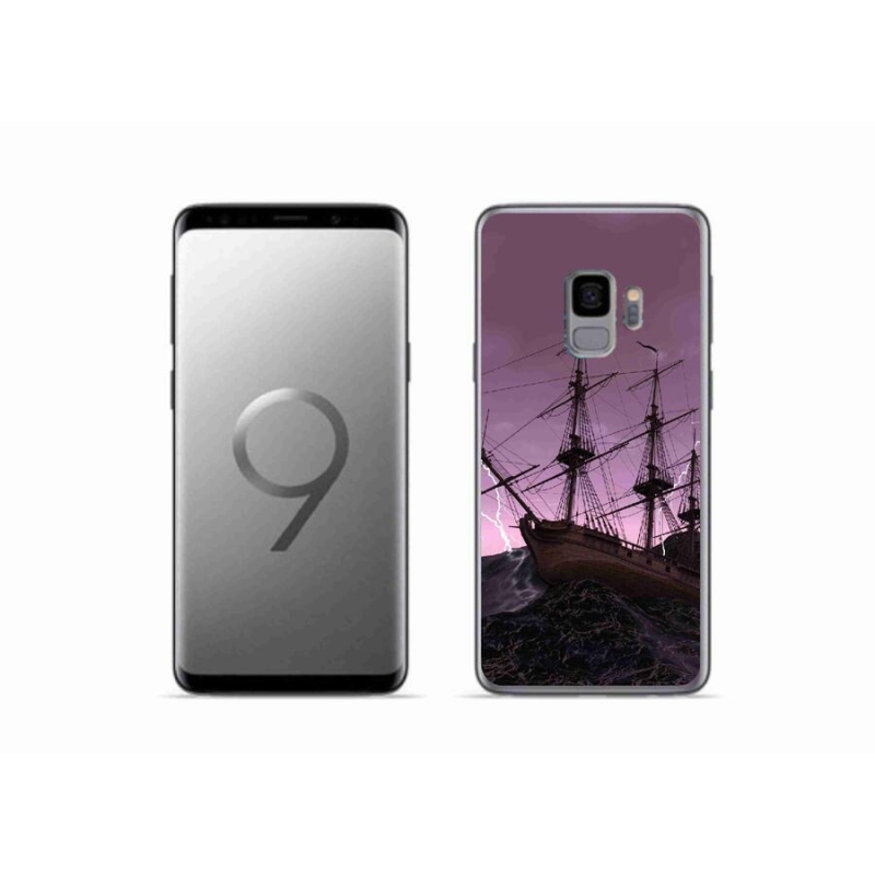 Zselés borítás mmCase Samsung Galaxy S9 készülékhez - hajó a viharban