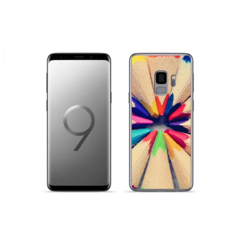 Zselés borítás mmCase Samsung Galaxy S9 készülékhez - zsírkréták