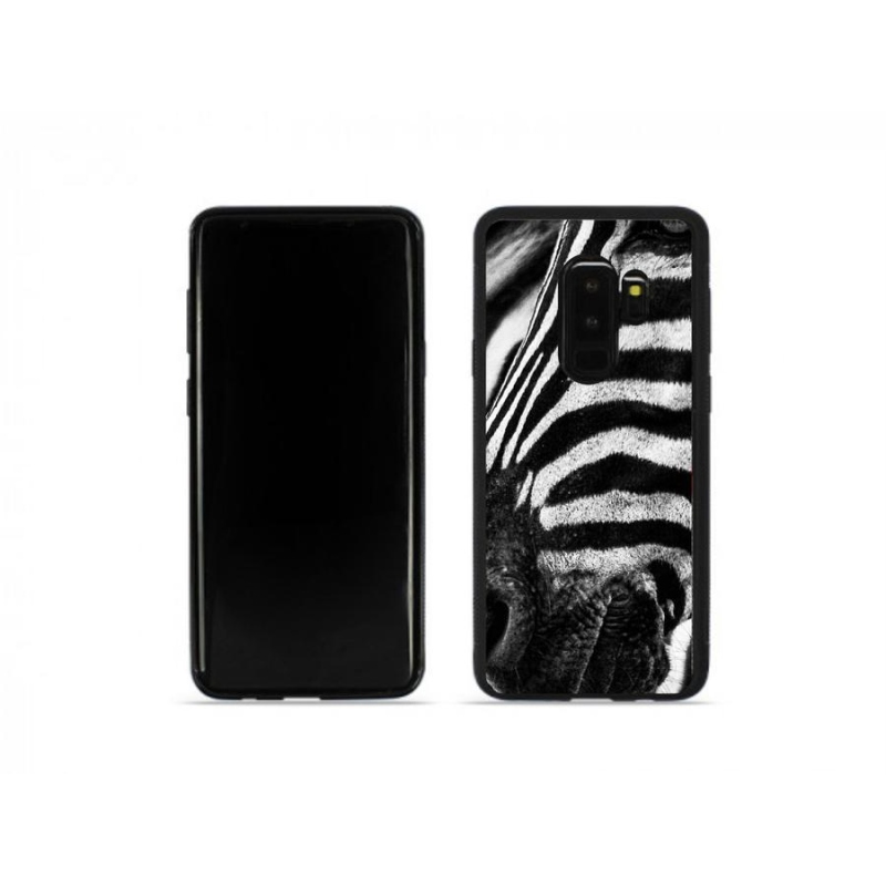 Zselés borítás mmCase Samsung Galaxy S9 Plus készülékhez - zebra