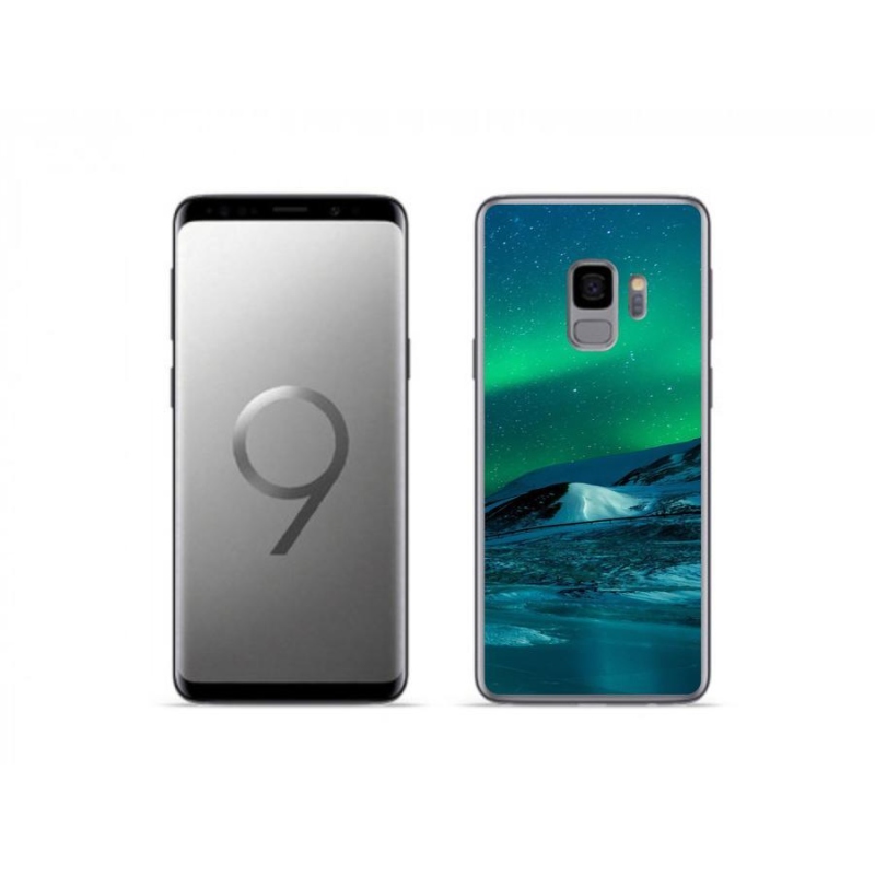 Gél borítás mmCase Samsung Galaxy S9 készülékhez - sarki fény