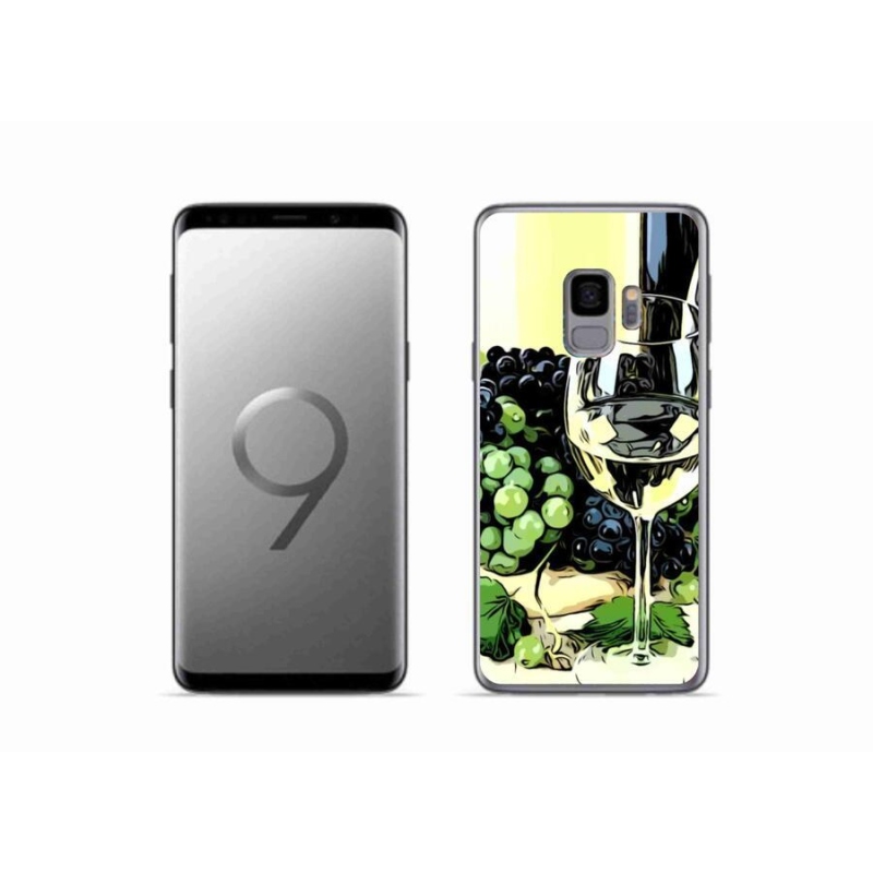 Gél borítás mmCase Samsung Galaxy S9 készülékhez - pohár bor
