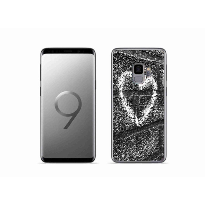 Gél borítás mmCase Samsung Galaxy S9 készülékhez - szív a falon