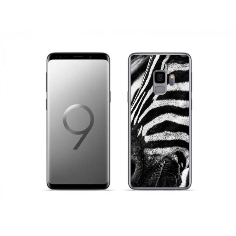 Zselés borítás mmCase Samsung Galaxy S9 készülékhez - zebra