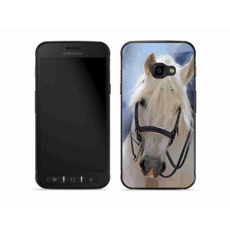 Gél borítás mmCase Samsung Galaxy Xcover 4S készülékhez - fehér ló