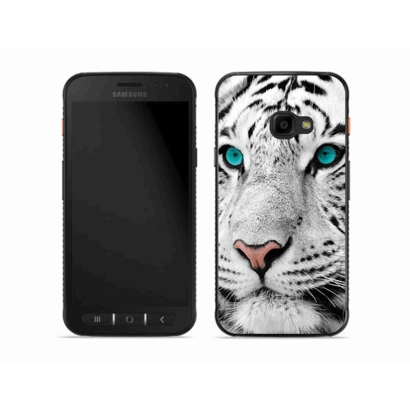 Zselés borítás mmCase Samsung Galaxy Xcover 4S - fehér tigris