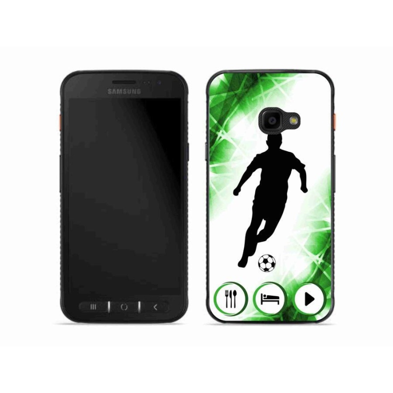 Gél borítás mmCase Samsung Galaxy Xcover 4S - focista számára