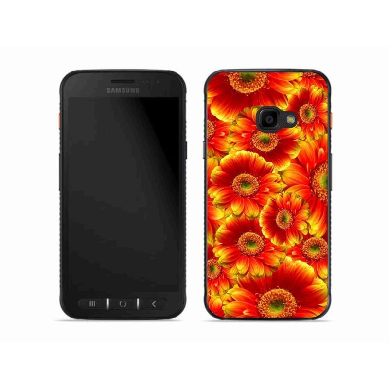 Gél borítás mmCase Samsung Galaxy Xcover 4S - gerbera 1