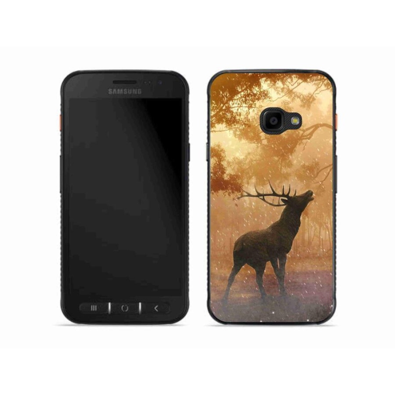 Zselés borítás mmCase Samsung Galaxy Xcover 4S - szarvas a vadászaton