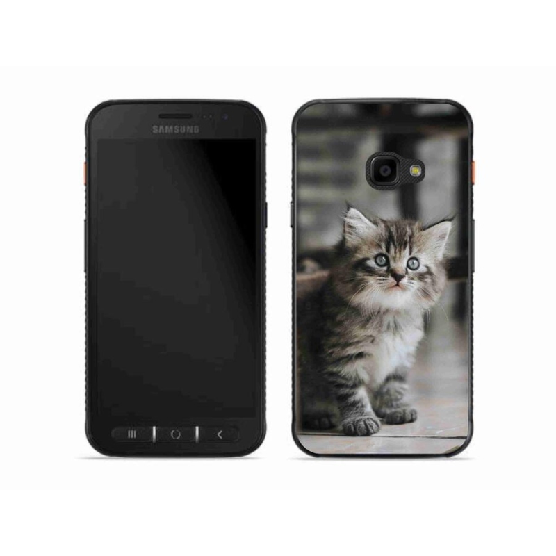 Gél borítás mmCase Samsung Galaxy Xcover 4S készülékhez - cica