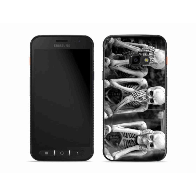 Gél borítás mmCase Samsung Galaxy Xcover 4S - csontvázakhoz