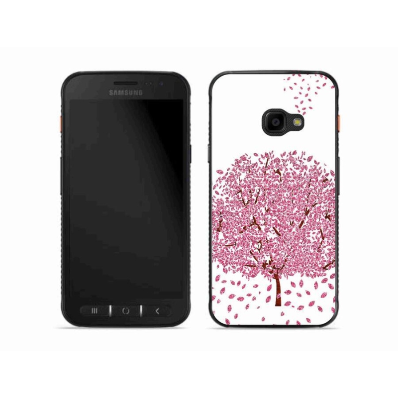 Gél borítás mmCase Samsung Galaxy Xcover 4S készülékhez - rajzfilmfa levelekkel