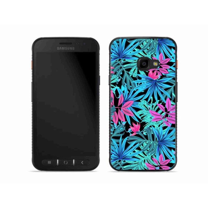 Gél borítás mmCase a Samsung Galaxy Xcover 4S készülékhez - virágok 3