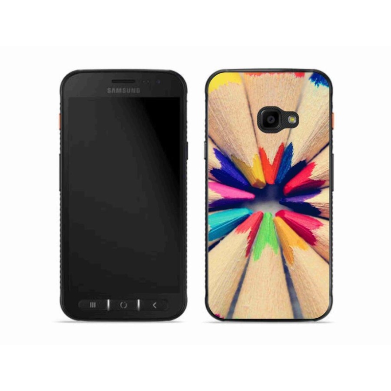 Zselés borítás mmCase Samsung Galaxy Xcover 4S készülékhez - zsírkréták