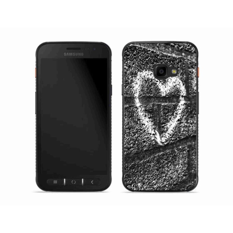 Gél borítás mmCase Samsung Galaxy Xcover 4S - szív a falon