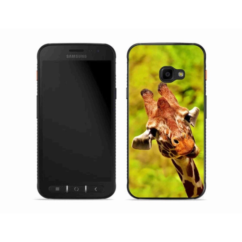 Zselés borítás mmCase Samsung Galaxy Xcover 4S készülékhez - zsiráf