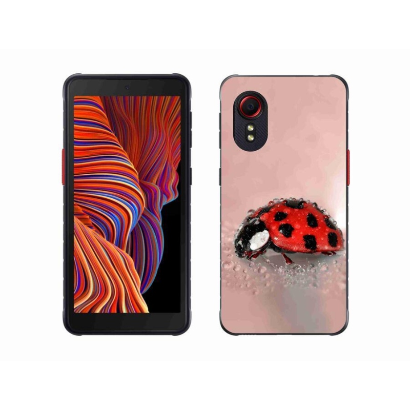 Gél borítás mmCase Samsung Galaxy Xcover 5 készülékhez - katicabogár