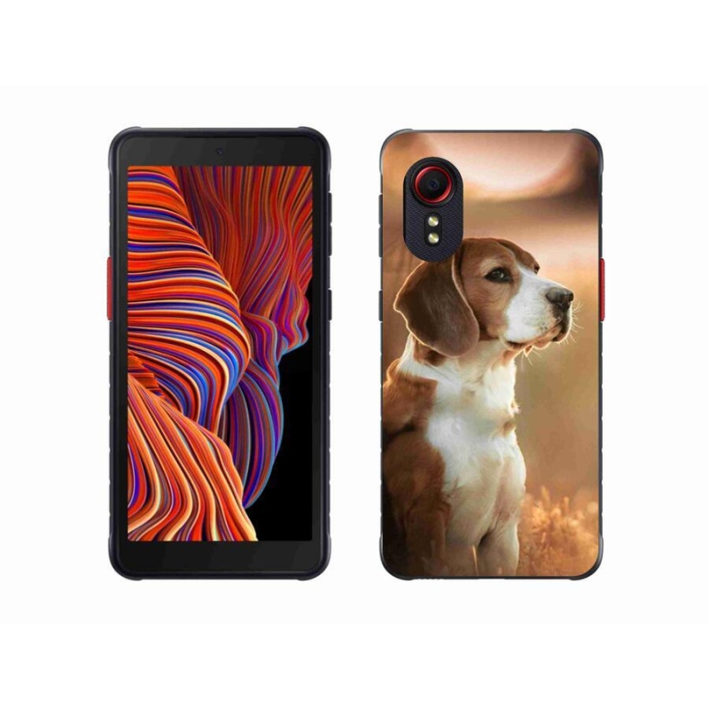 Gél védőhuzat mmCase Samsung Galaxy Xcover 5 készülékhez - bézs színű