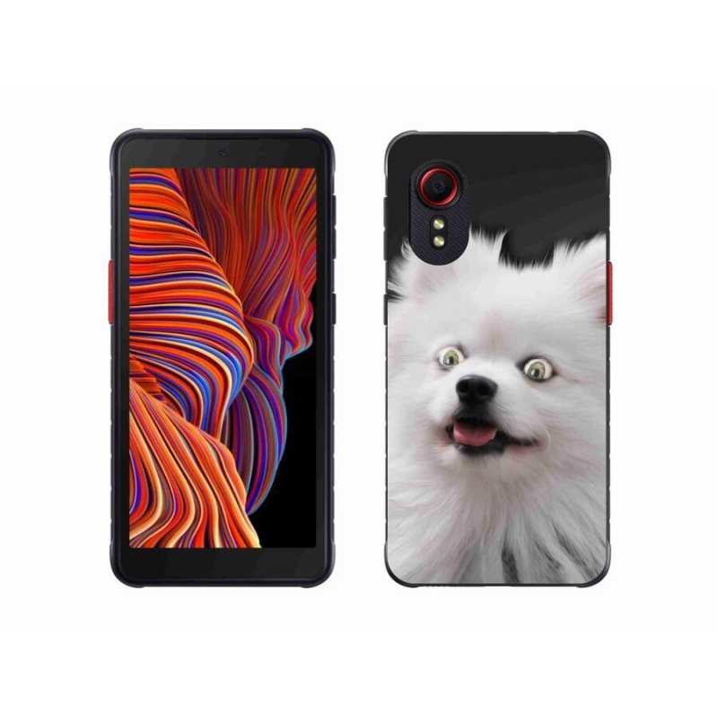 Zselés borítás mmCase Samsung Galaxy Xcover 5 - fehér tüske