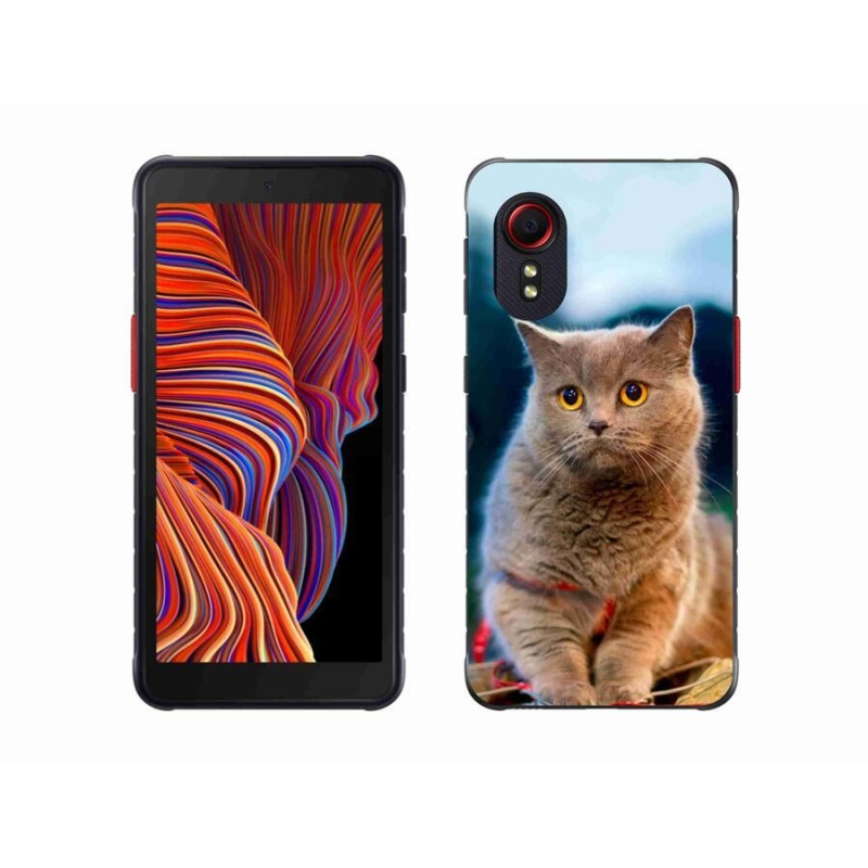 Gél védőhuzat mmCase Samsung Galaxy Xcover 5 - brit kék 2